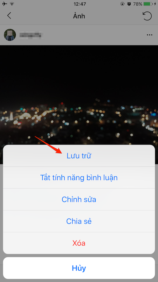 5 tính năng hữu ích mà bạn nên dùng trên mạng xã hội Instagram Tạm ẩn bài viết đã đăng.