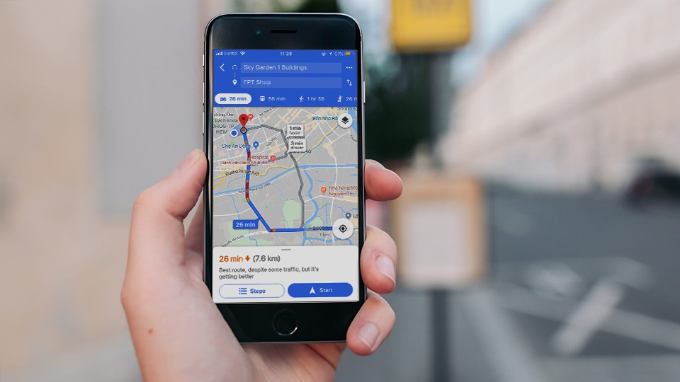 Google Maps cập nhật xem tình trạng “kẹt xe” cho bản đồ Việt Nam (Ảnh 1) Google Maps cập nhật xem tình trạng “kẹt xe” cho bản đồ Việt Nam (Ảnh 1)