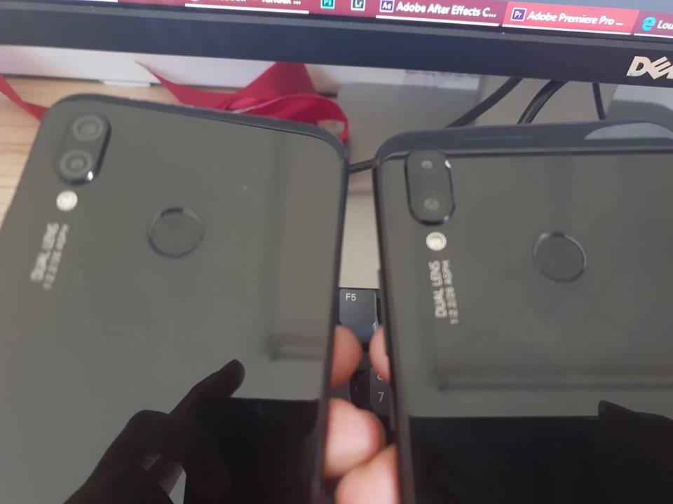 Đọ kích thước của Huawei Nova 3e và Nova 3i