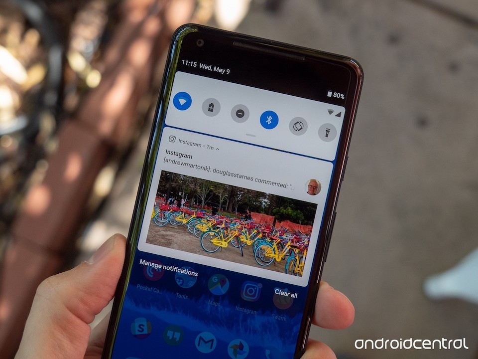 Mọi điều bạn cần biết về hệ điều hành Android P sắp ra mắt Hình tròn và các đường tròn sẽ xuất hiện nhiều hơn trên Android P.