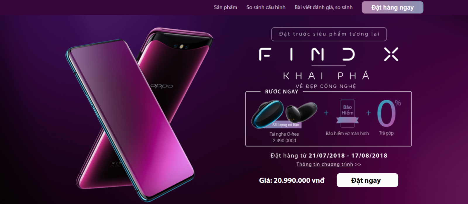 Find X ra mắt tại thị trường Việt Nam 3