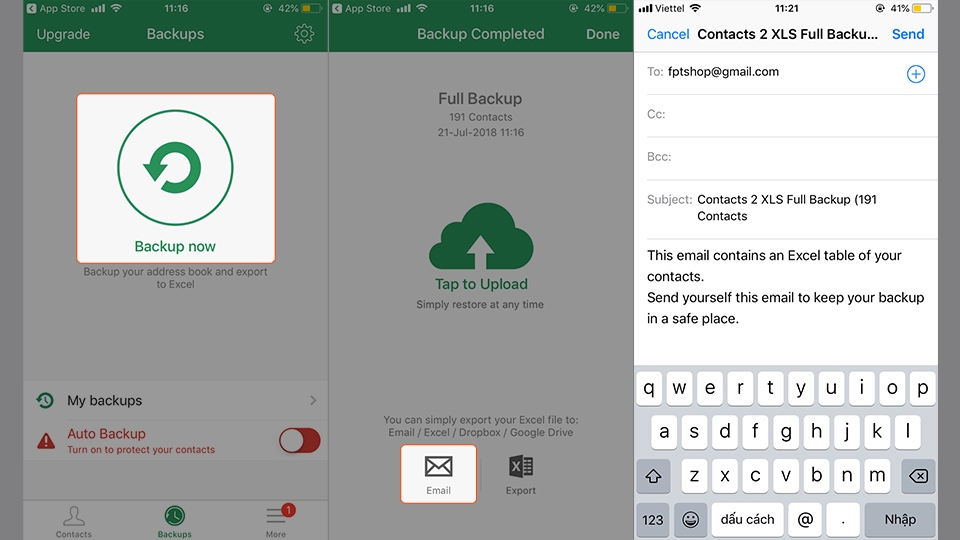 Xuất danh bạ điện thoại iPhone ra file Excel để dễ dàng lưu trữ (Ảnh 4)