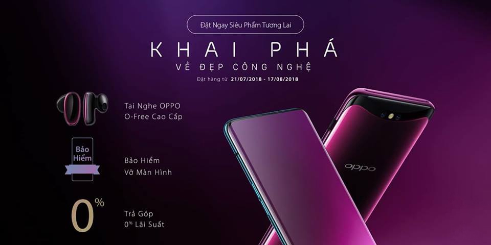 Đặt OPPO Find X nhận quà hấp dẫn (ảnh 1)