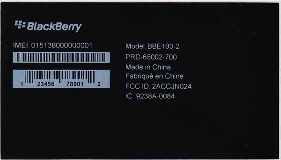 BlackBerry KEY2 Lite đạt chứng nhận FCC