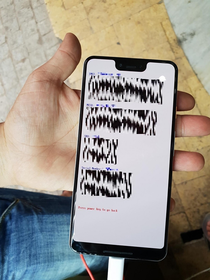 Google Pixel 3 XL lộ ảnh thực tế (ảnh 1)