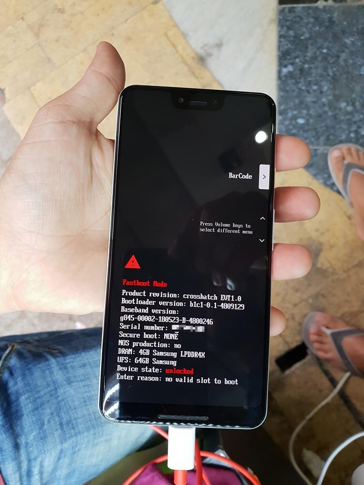 Google Pixel 3 XL lộ ảnh thực tế (ảnh 3)