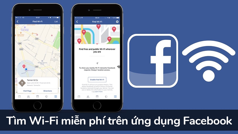 Tìm kiếm mạng Wi-Fi miễn phí bằng ứng dụng Facebook (Ảnh 1) Tìm kiếm mạng Wi-Fi miễn phí bằng ứng dụng Facebook (Ảnh 1)