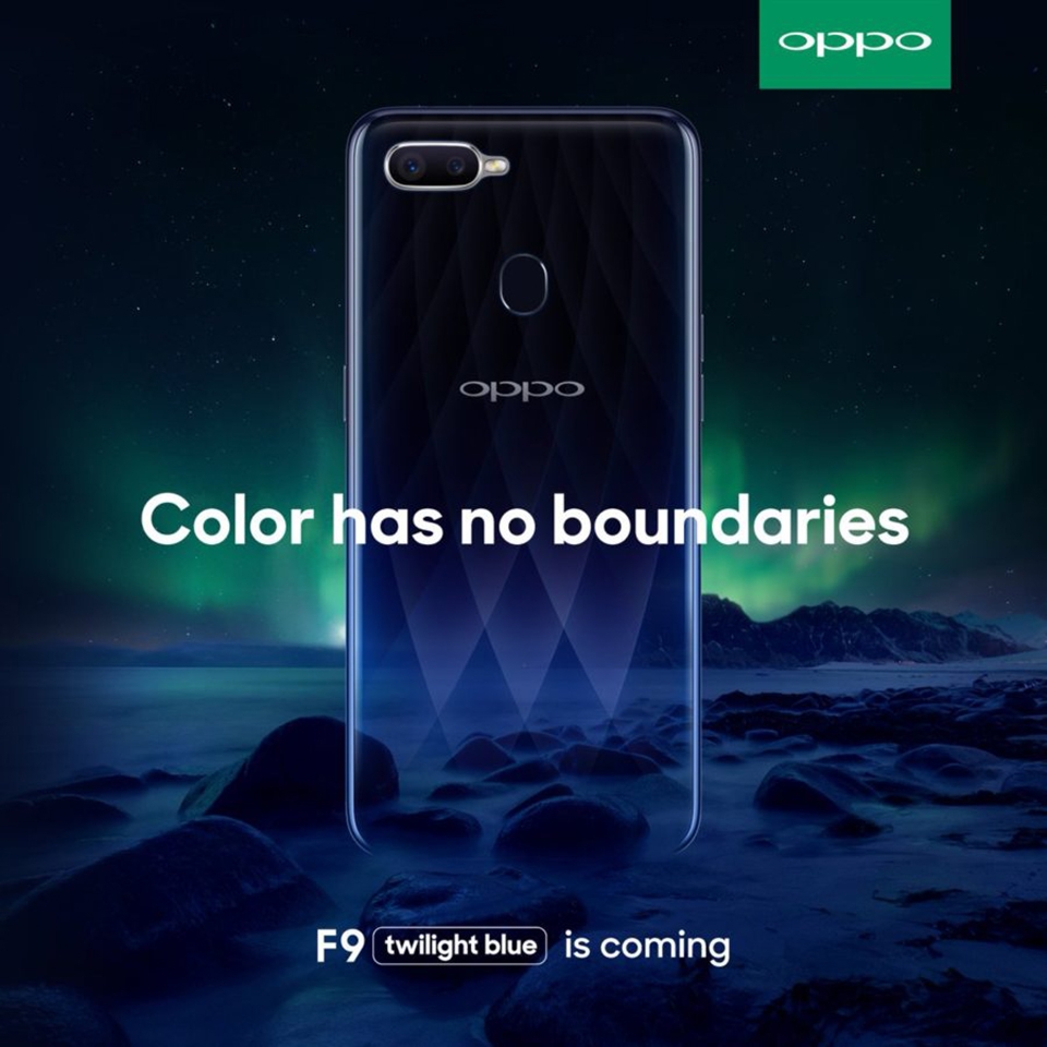 OPPO F9 lộ ảnh teaser chính thức (ảnh 2)