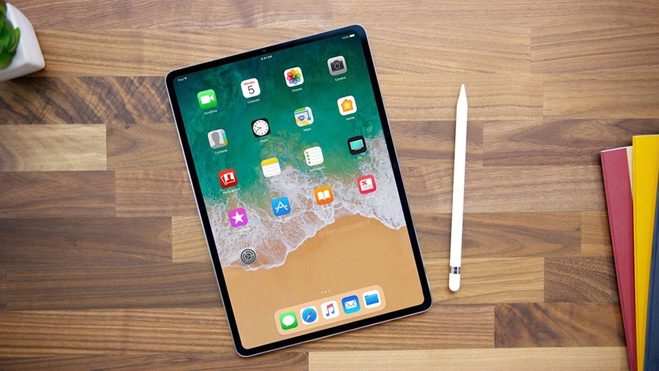 Thiết kế iPad Pro 2018 rò rỉ: Không có phím Home và tai thỏ? (Ảnh 1)