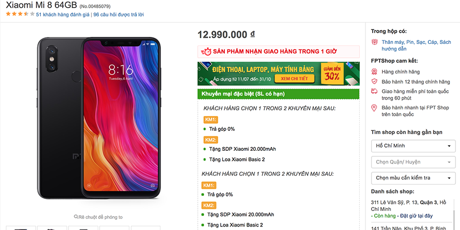 giá bán tại FPTShop giá bán tại FPTShop