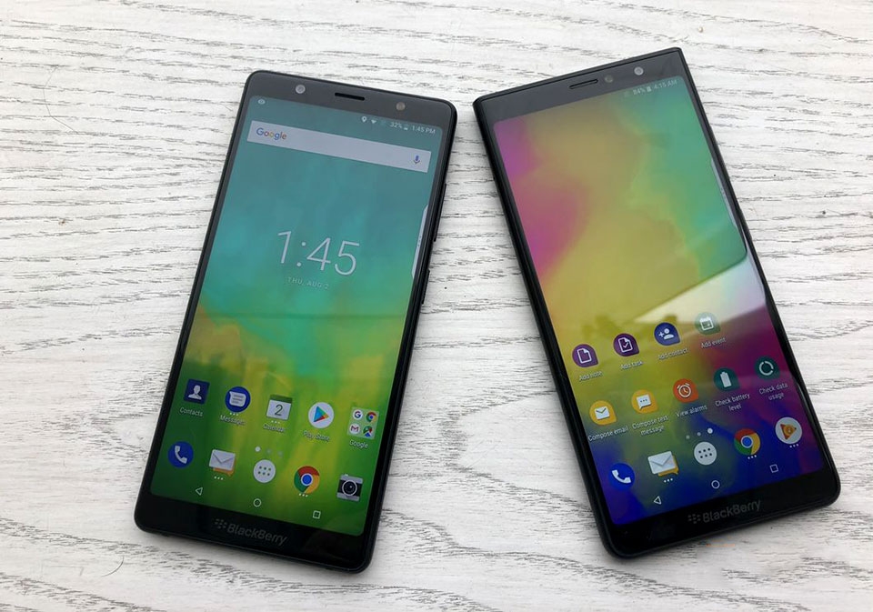 Trên tay BlackBerry Evolve và Evolve X