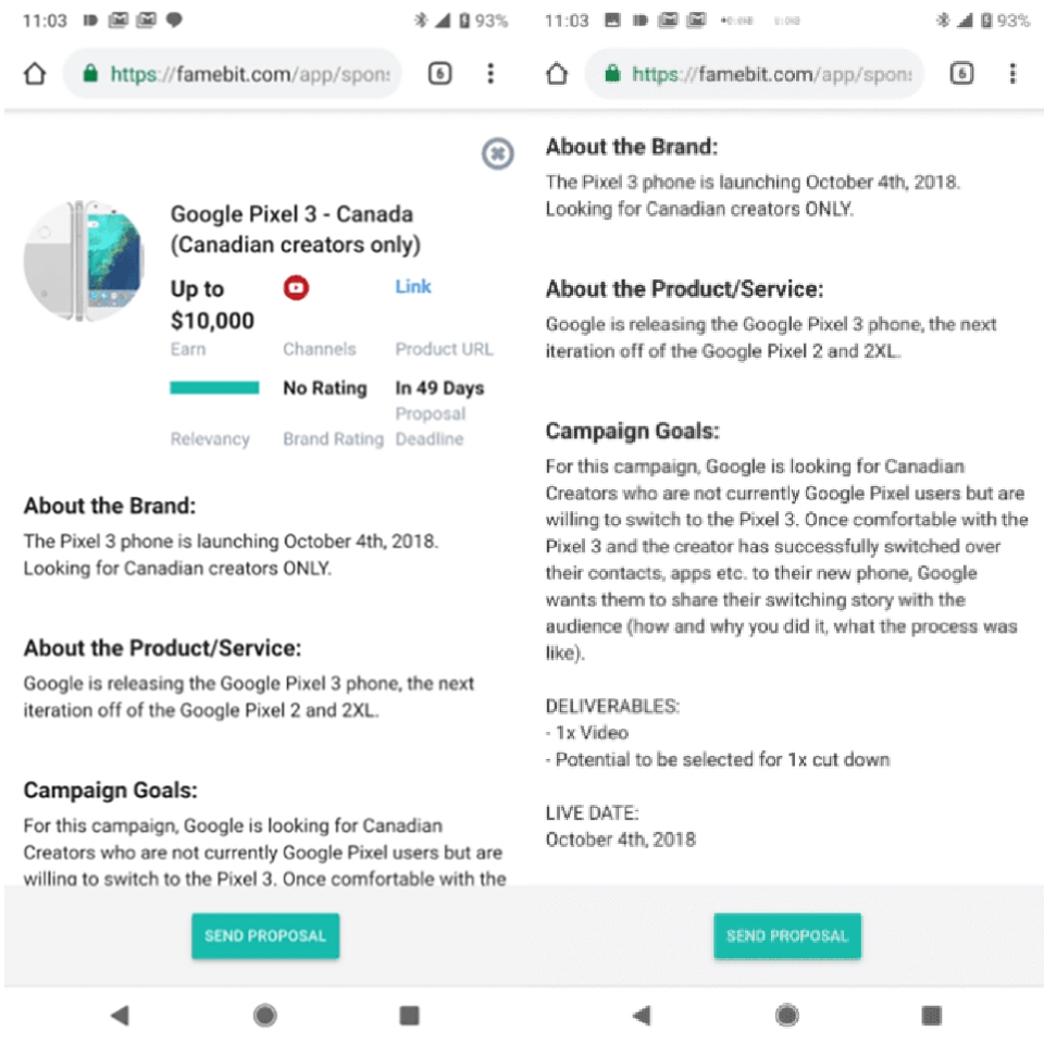 Thời điểm trình làng Google Pixel 3