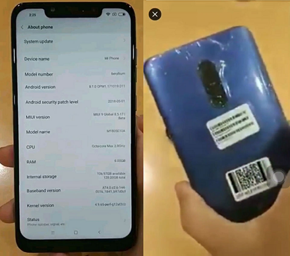 Pocophone F1 Pocophone F1