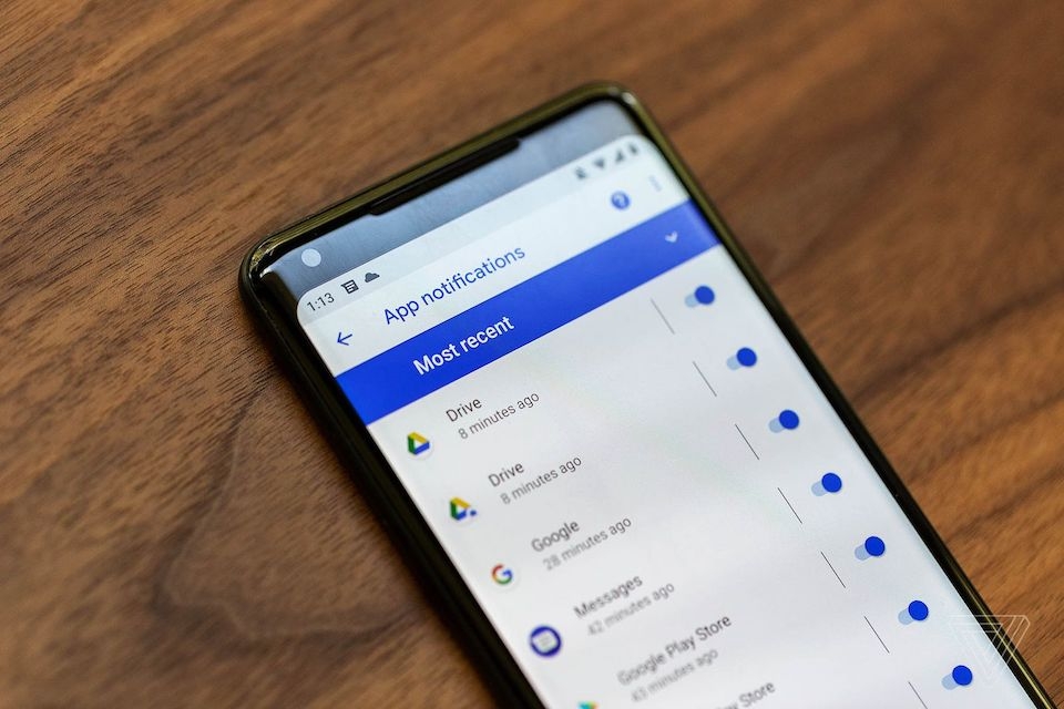 Đây là 11 tính năng hữu ích trên hệ điều hành Android 9.0 Pie Xem những ứng dụng thường gửi thông báo.