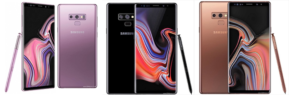 Các phiên bản Galaxy Note 9 01