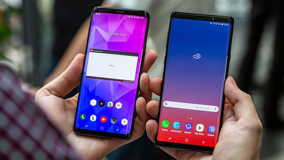 Galaxy Note 9 vs Galaxy S9+