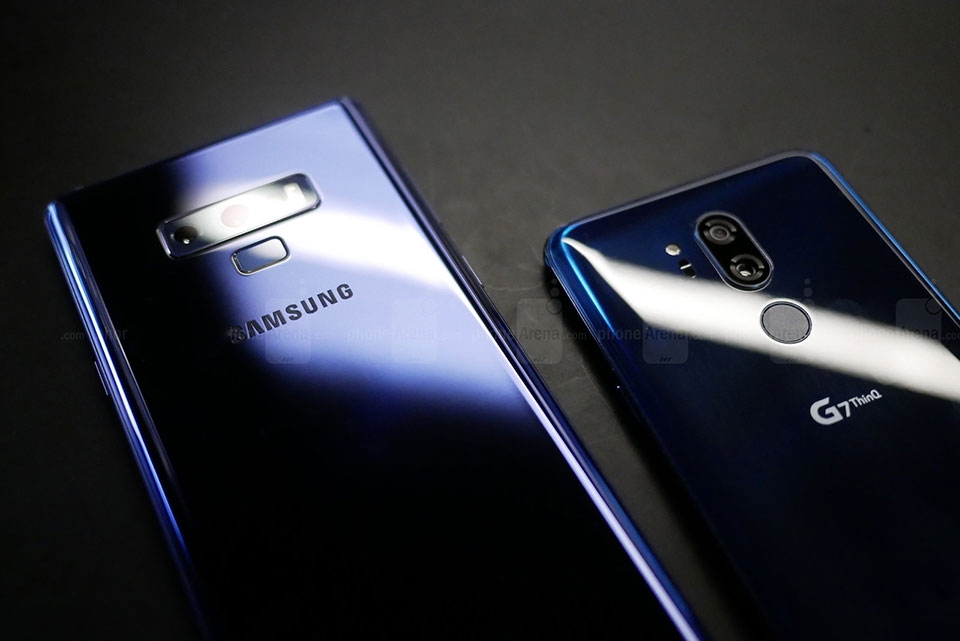 So sánh Samsung Galaxy Note 9 vs LG G7 ThinQ