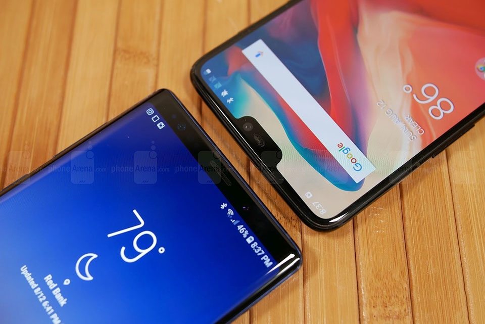 Samsung Galaxy Note 9 vs OnePlus 6 Samsung Galaxy Note 9 vs OnePlus 6