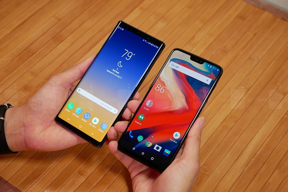 Samsung Galaxy Note 9 vs OnePlus 6 Samsung Galaxy Note 9 vs OnePlus 6