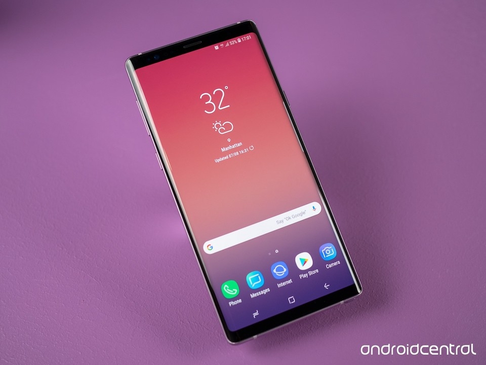 Tổng hợp 11 tính năng và điểm nâng cấp mới trên Galaxy Note 9 Kích thước màn hình lớn.