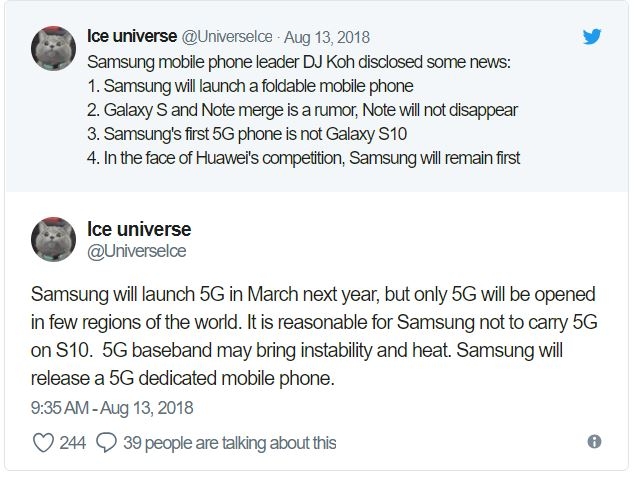Sau tất cả, Galaxy S10 có thể sẽ không hỗ trợ kết nối 5G 1