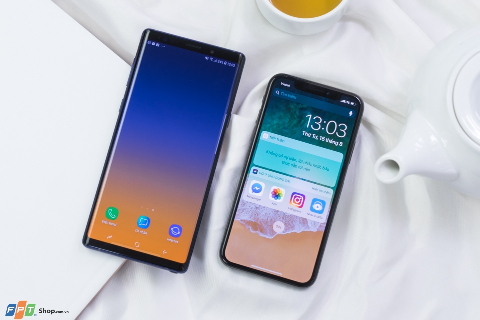 Galaxy Note 9 đọ sắc cùng iPhone X: Song long tranh đấu Galaxy Note 9 đọ sắc cùng iPhone X: Song long tranh đấu