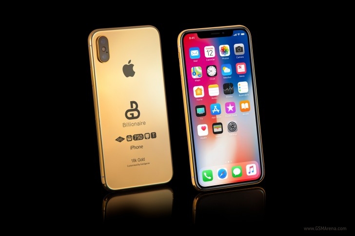 Phiên bản iPhone X mạ vàng giá gần 130,000 USD (ảnh 1) Phiên bản iPhone X mạ vàng giá gần 130,000 USD (ảnh 1)