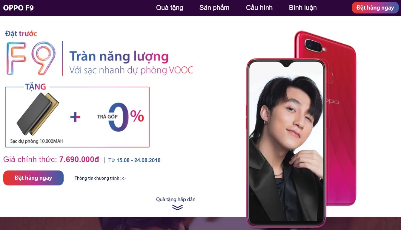 Giải mã những yếu tố sẽ giúp OPPO F9 tạo nên cơn sốt trong thời gian tới 4
