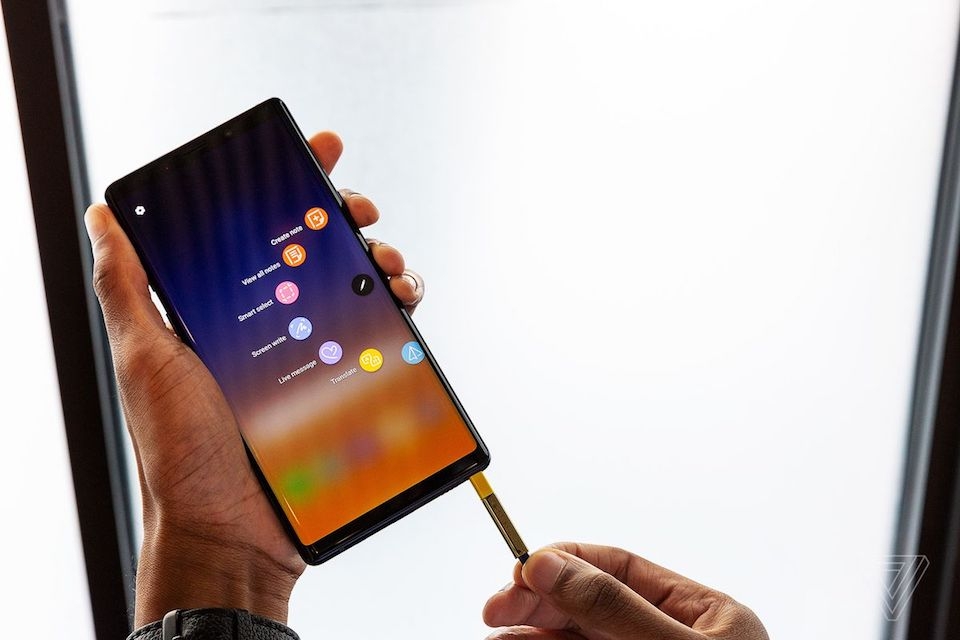 Bút S-Pen có thể được dùng để mở khóa Galaxy Note 9.