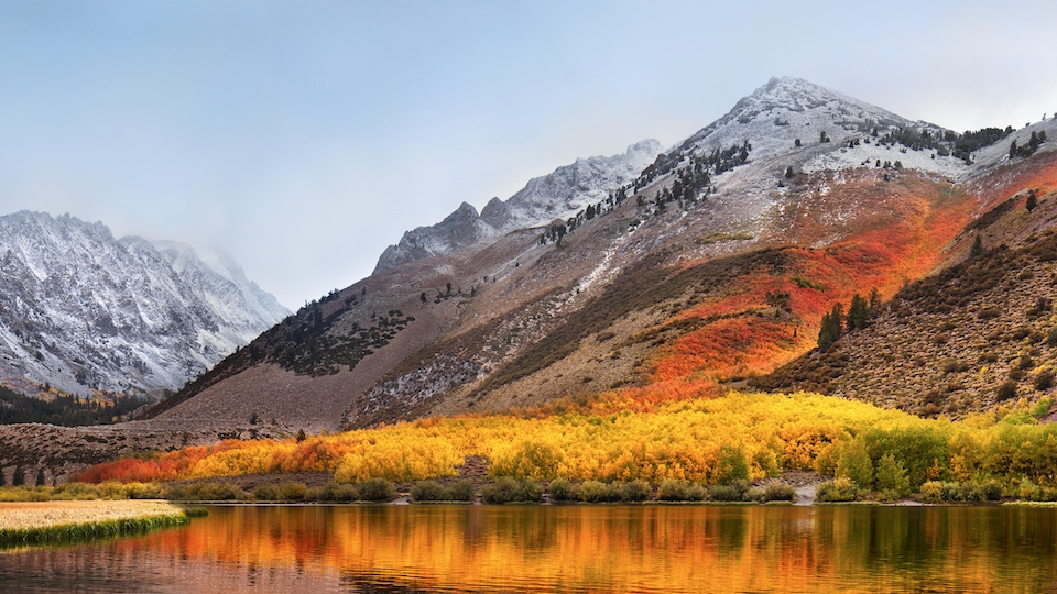 Hình nền hệ điều hành macOS Sierra.