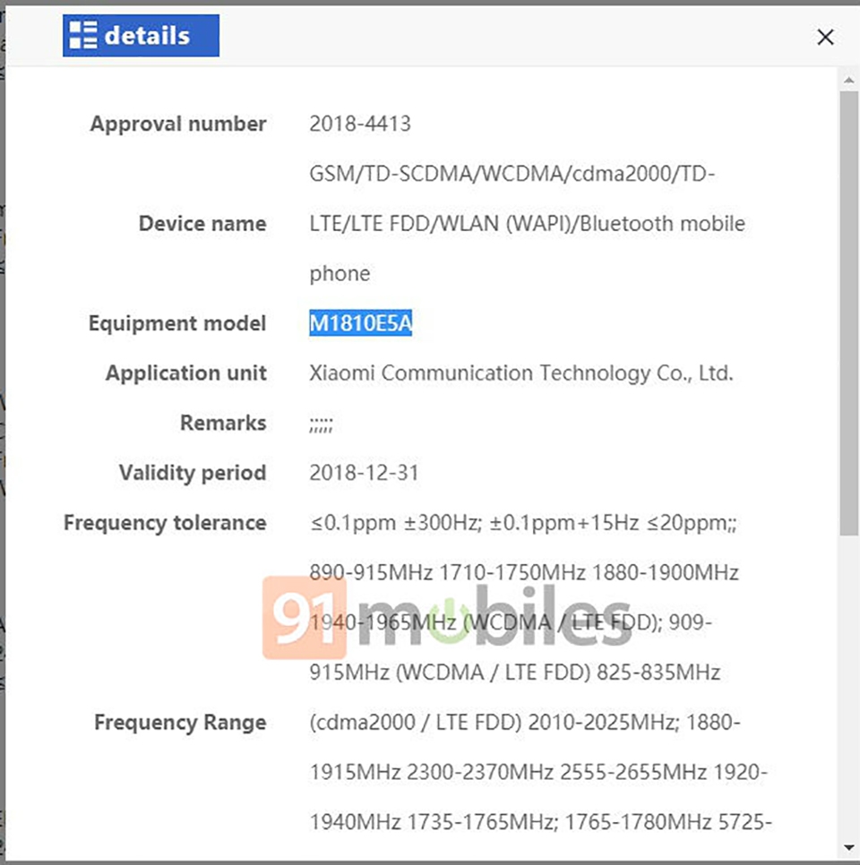 Xiaomi Mi MIX 3 đạt chứng nhận MIIT Xiaomi Mi MIX 3 đạt chứng nhận MIIT