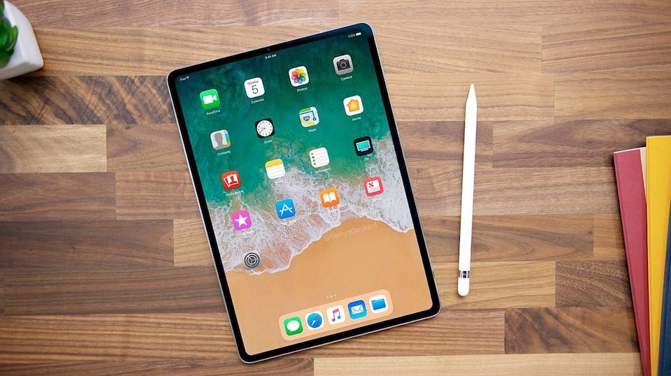 Thế hệ iPad Pro mới dự kiến sẽ có viền màn hình mỏng hơn, tương tự như iPhone X.