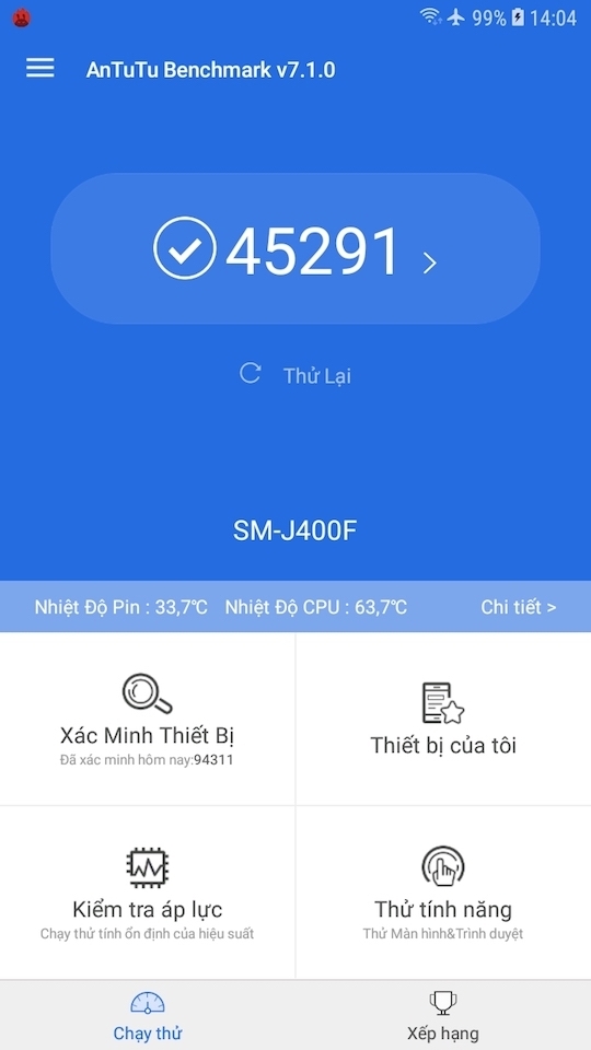 Galaxy J4 Lavender là một trong những chiếc smartphone có thời lượng pin ấn tượng nhất ở thời điểm hiện tại.