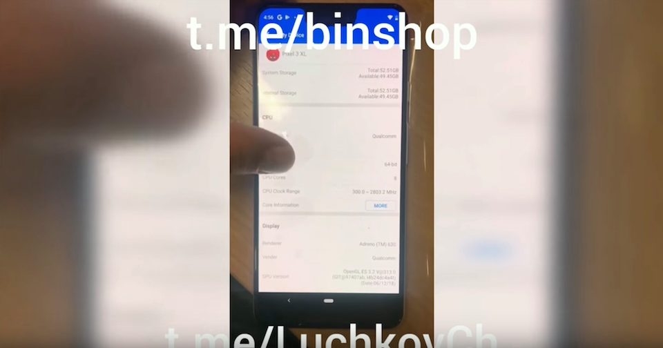 Google Pixel 3 vẫn rất mạnh mẽ với bộ vi xử lý Snapdragon 845.