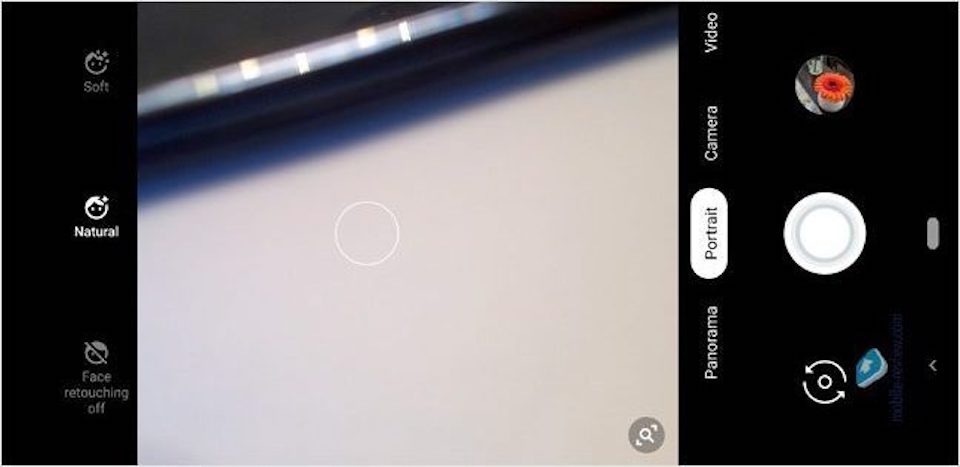 Giao diện camera gần như giữ nguyên.