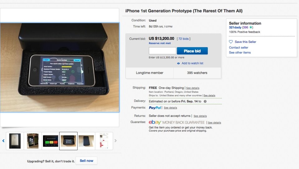Sốc với mức giá hơn 300 triệu cho một chiếc iPhone từ năm 2006 2