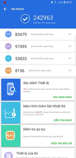 Đánh giá hiệu năng Galaxy Note 9: liệu có "gánh" nổi PUBG, Liên Quân Mobile?