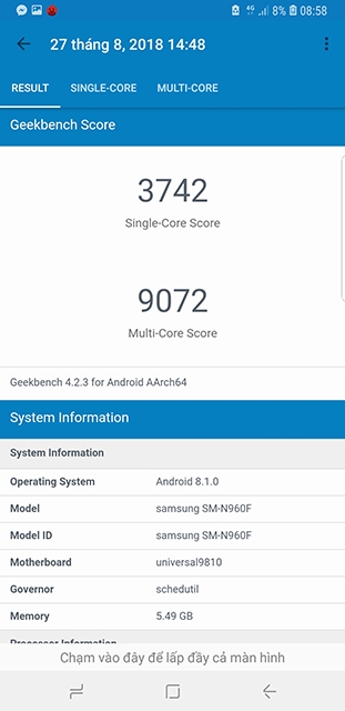 Đánh giá hiệu năng Galaxy Note 9: liệu có "gánh" nổi PUBG, Liên Quân Mobile?