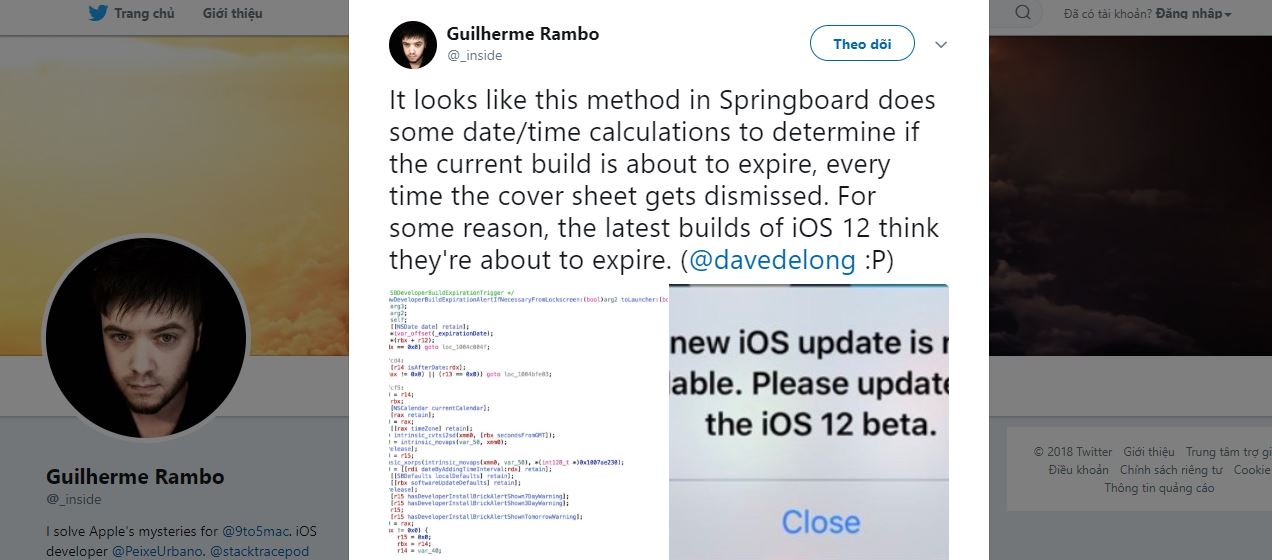 ioS 12