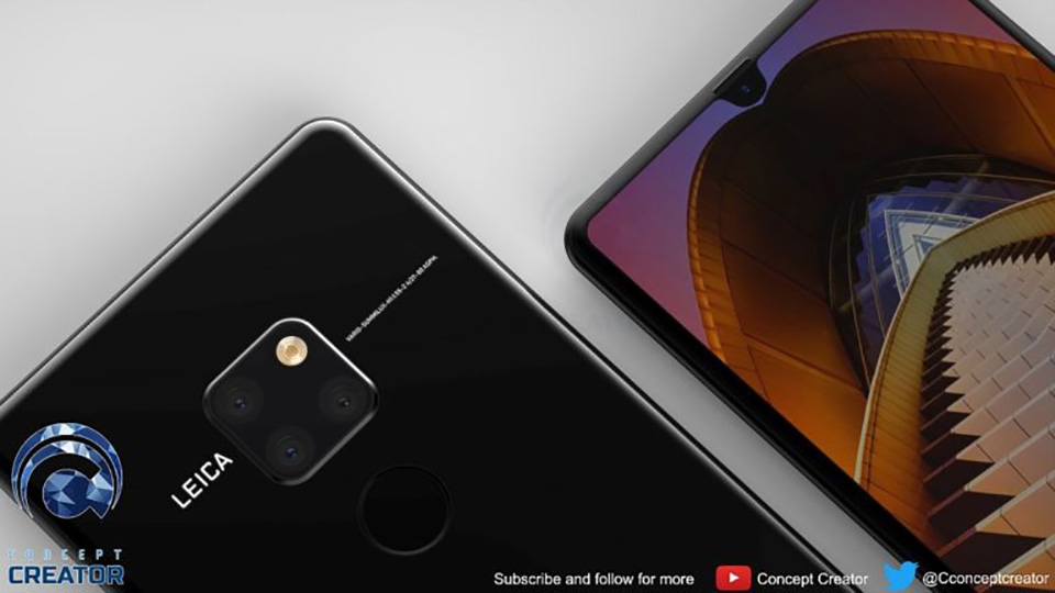 Ảnh render Huawei Mate 20 Pro (ảnh 5)