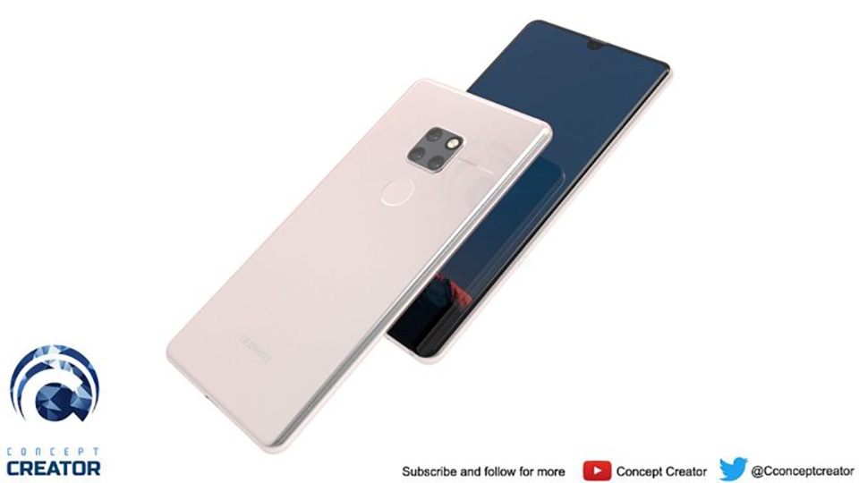 Ảnh render Huawei Mate 20 Pro (ảnh 3)