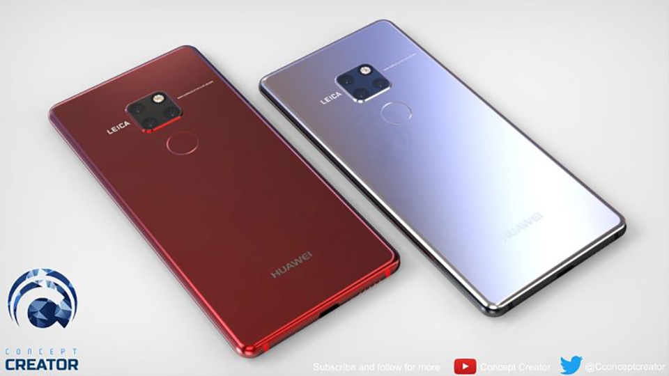 Ảnh render Huawei Mate 20 Pro (ảnh 4)