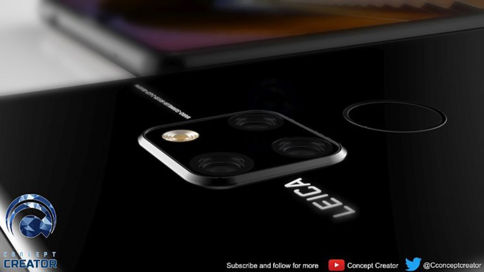 Ảnh render Huawei Mate 20 Pro (ảnh 2)