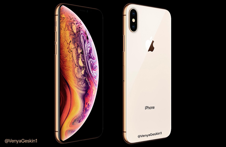 Ảnh render iPhone XS (ảnh 2)
