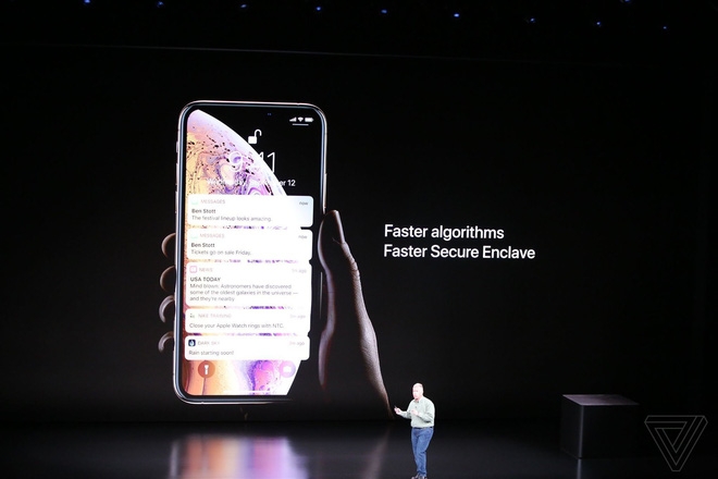 Face ID mới trên iPhone Xs và Xs Max 2 Face ID mới trên iPhone Xs và Xs Max 2