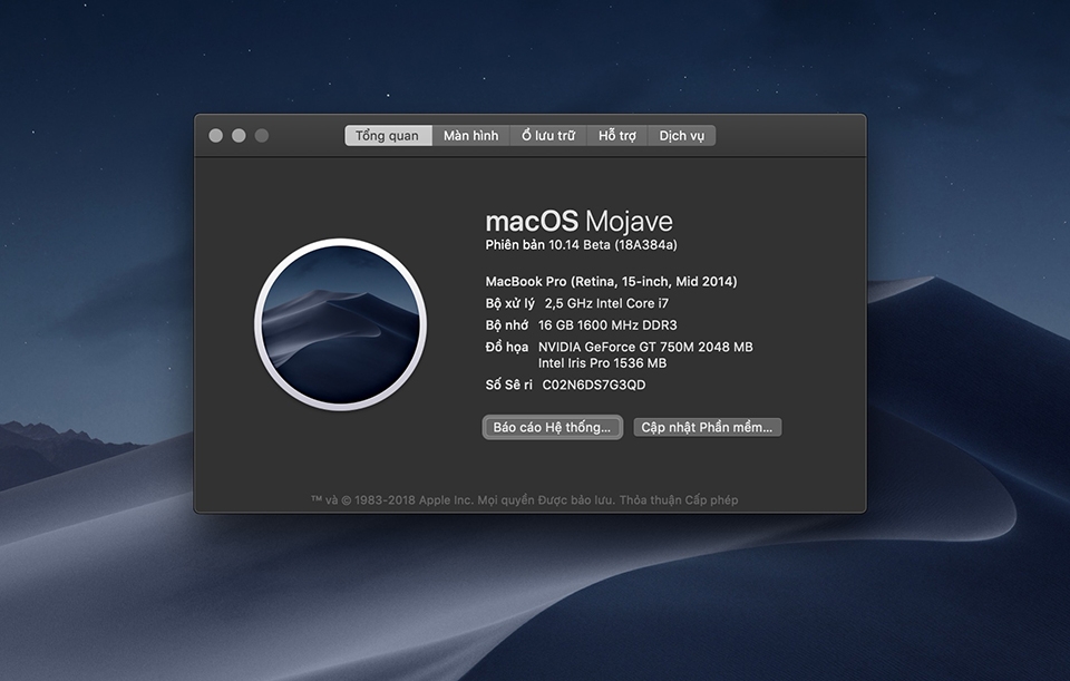 MacOS Mojave