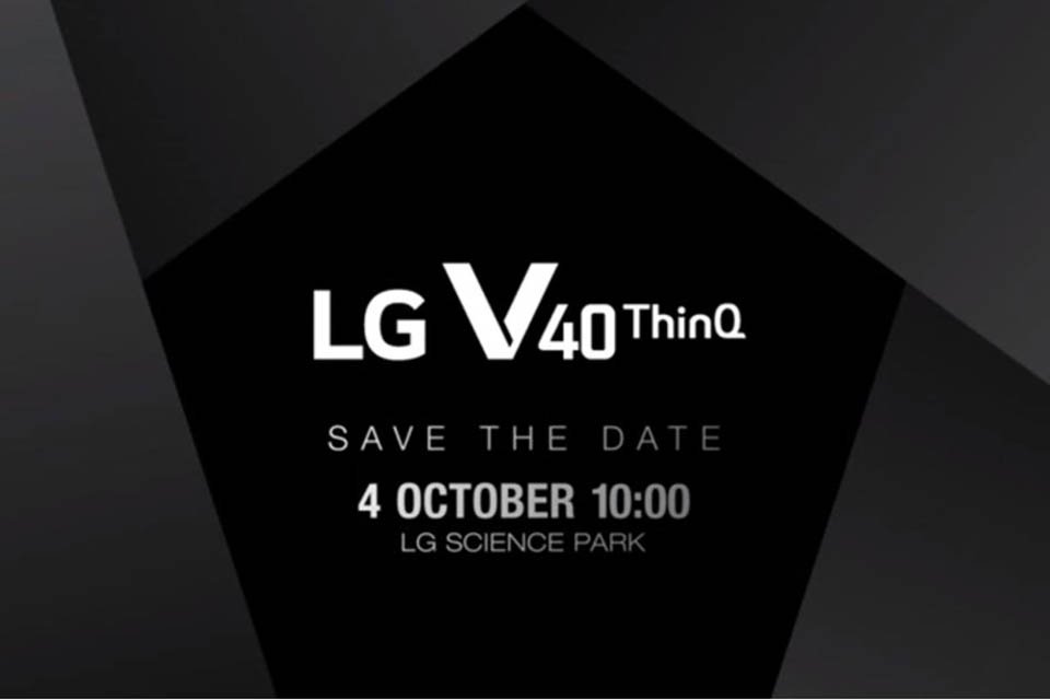 LG V40 ThinQ sẽ ra mắt ngày 4 tháng 10 LG V40 ThinQ sẽ ra mắt ngày 4 tháng 10