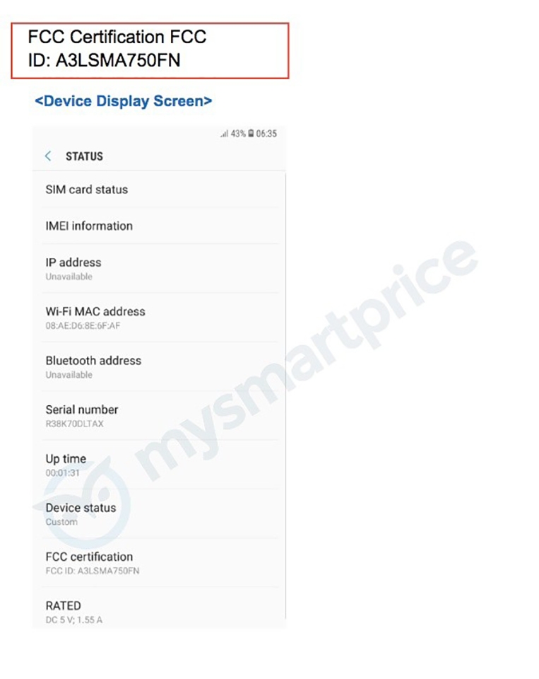 Galaxy A7 (2018) đạt chứng nhận FCC (ảnh 1) Galaxy A7 (2018) đạt chứng nhận FCC (ảnh 1)