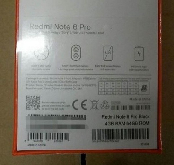 Redmi Note 6 Pro