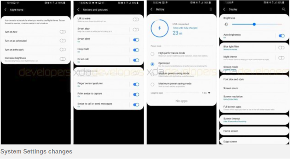 Galaxy S9+ chạy Android Pie (ảnh 2) Galaxy S9+ chạy Android Pie (ảnh 2)